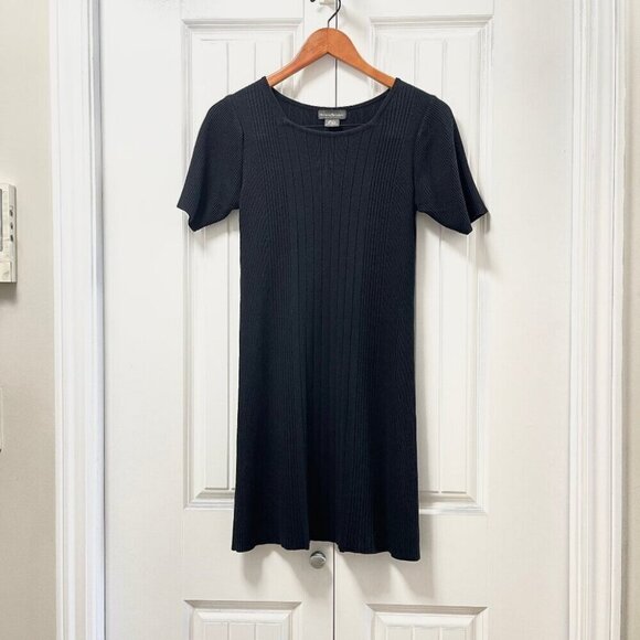 Banana Republic Ribbed Knit Dress Black – S - Picture 1 of 11